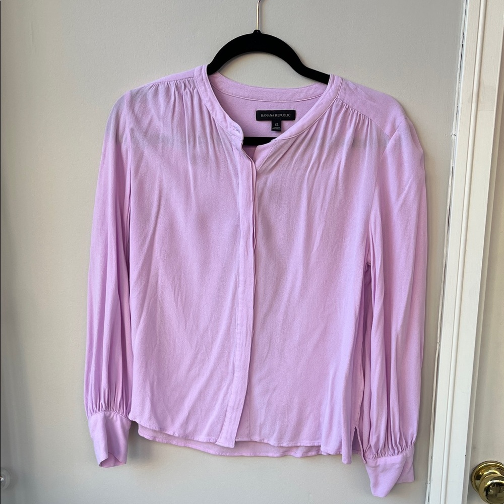 Banana Republic Button Front Blouse